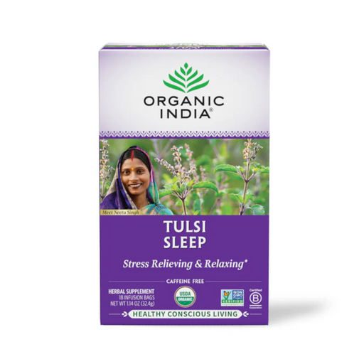 Organic India Tulsi Sleep - 18 Infusion Bags - Health As It Ought to Be