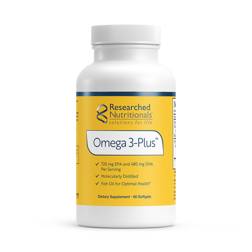 Research Nutritionals Omega 3-Plus - 60 Softgels - Health As It Ought to Be