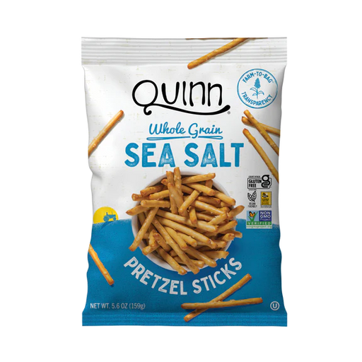 Quinn Whole Grain Sea Salt Pretzel Sticks, Gluten Free PATIENT ONLY - Health As It Ought to Be
