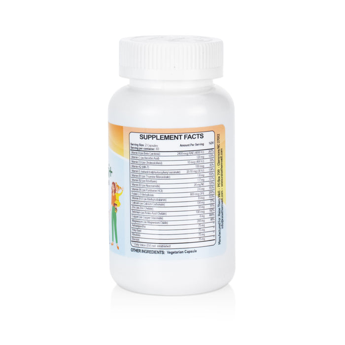 Raise Them Well Mom Multi+ Multivitamin for Women - 120 Capsules - Health As It Ought to Be