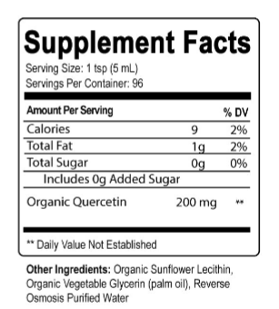 HAIOTB Liposomal Quercetin - 16 oz.