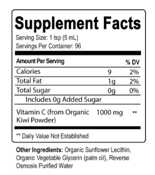 HAIOTB Liposomal Vitamin C Plant Based - 16 oz.