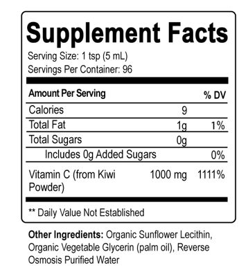 HAIOTB Liposomal Vitamin C Plant Based - 16 oz.