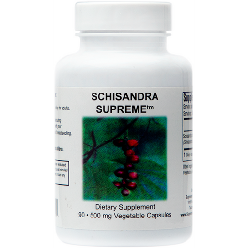 Supreme Nutrition Schisandra 500 mg - 90 Vegetable Capsules - Health As It Ought to Be