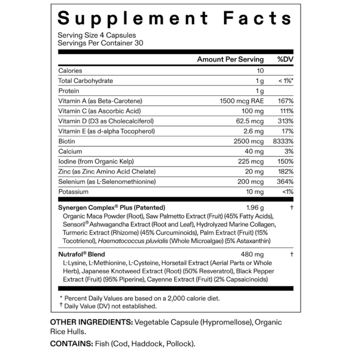 Nutrafol Women's Balance Hair Growth Pack - 3 Month Supply - 1.26 lbs - Health As It Ought to Be