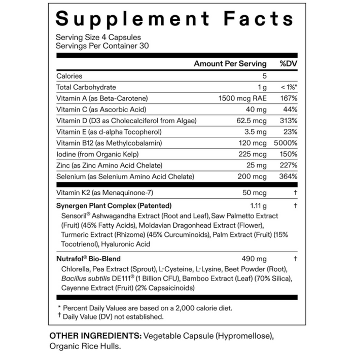 Nutrafol Women's Vegan Hair Growth Pack - 3 Month Supply - 1.26 lbs. - Health As It Ought to Be