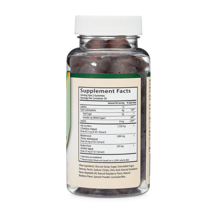 Double Wood Supplements Irish Sea Moss Gummies - 60 Gummies - Health As It Ought to Be
