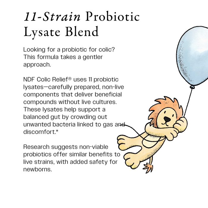 Bioray Infant NDF Colic Relief 11-Strain Probiotic Lysate - 2 oz.
