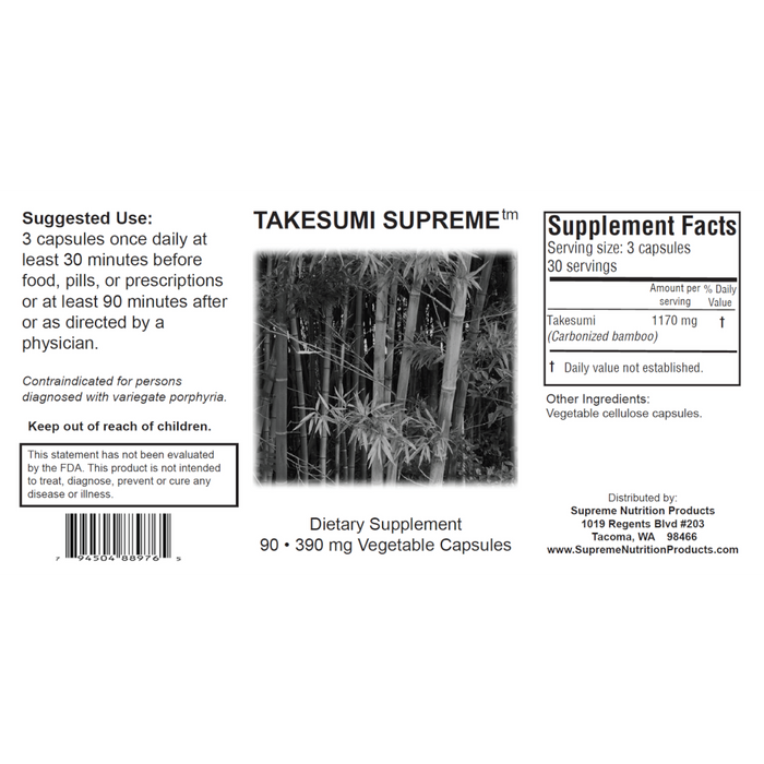 Supreme Nutrition Takesumi Supreme - 90 Capsules - Health As It Ought to Be