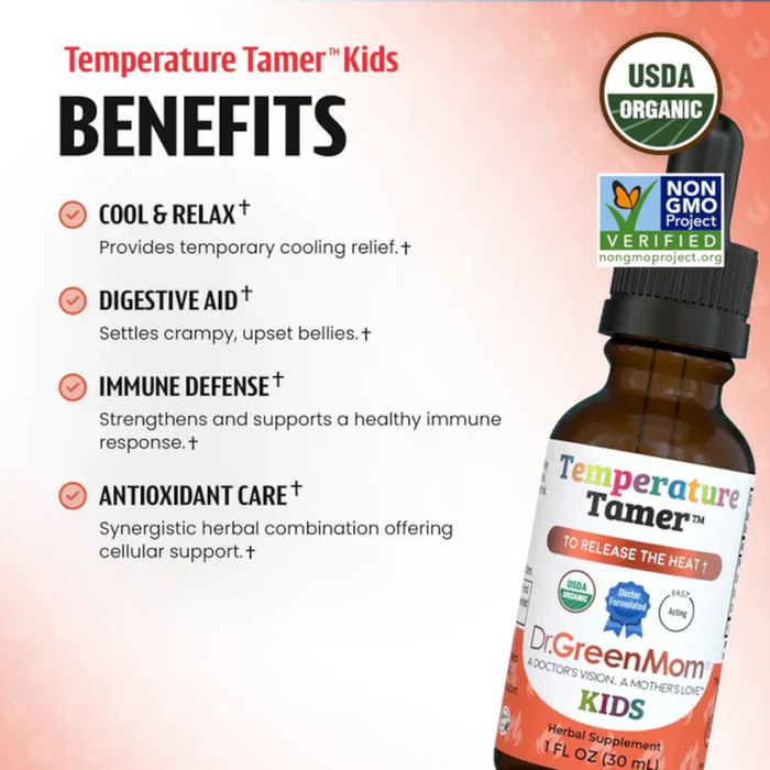 Dr. Green Mom Kids Temperature Tamer - 1 oz. - Health As It Ought to Be