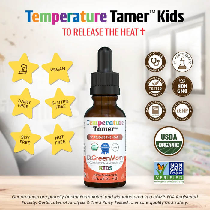 Dr. Green Mom Kids Temperature Tamer - 1 oz. - Health As It Ought to Be