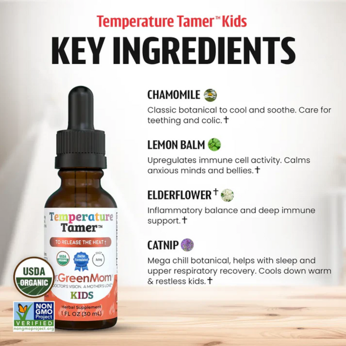Dr. Green Mom Kids Temperature Tamer - 1 oz. - Health As It Ought to Be