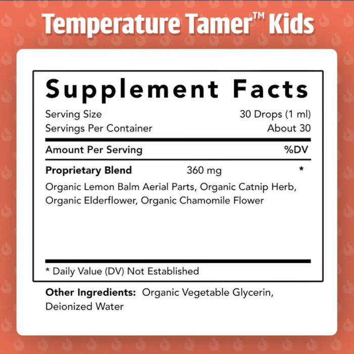 Dr. Green Mom Kids Temperature Tamer - 1 oz. - Health As It Ought to Be