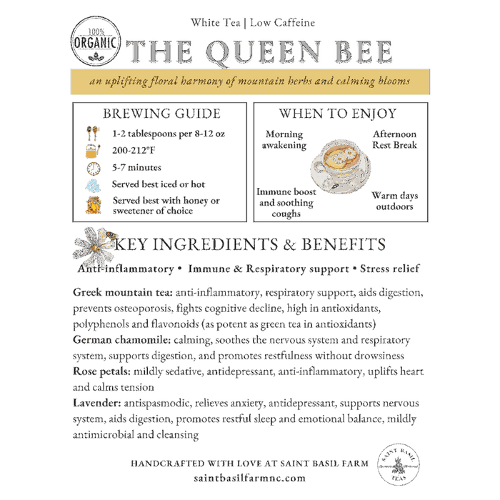 Saint Basil Teas Queen Bee - 1.4 oz.