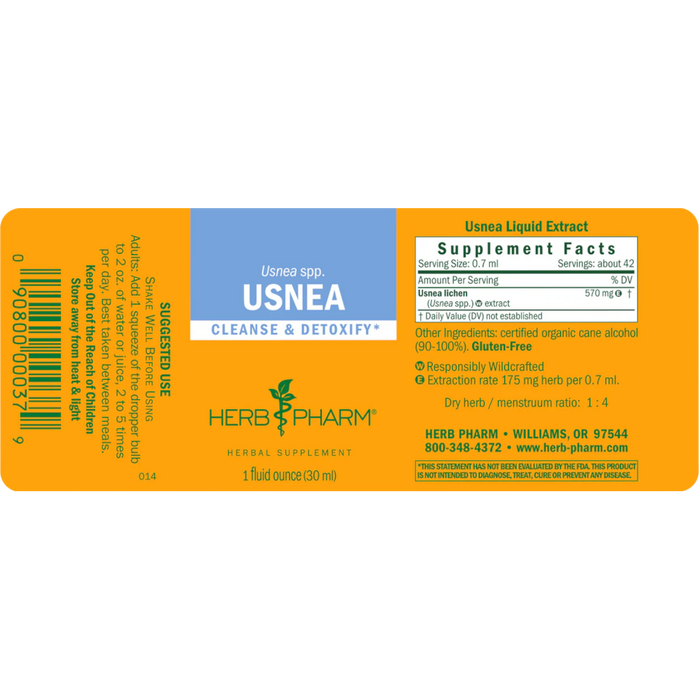 Herb Pharm Usnea - 1 oz. - Health As It Ought to Be