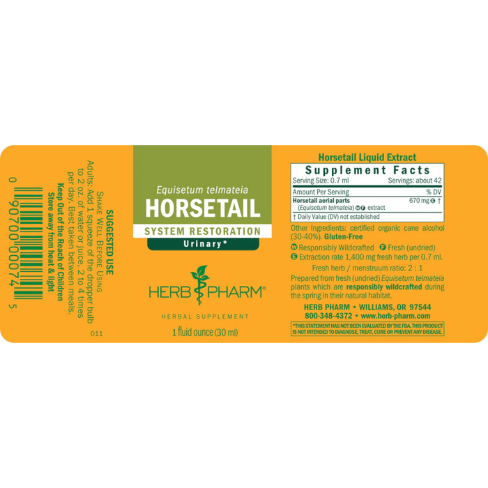 Herb Pharm Horsetail - 1 fl oz.