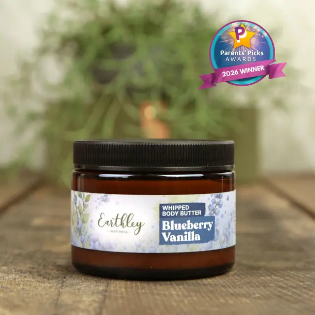 Earthley Whipped Body Butter Blueberry Vanilla - 4 oz.