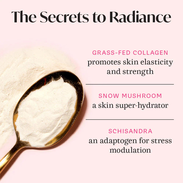 Winged Nutrition LLC Glow Up Collagen + Adaptogen Powder, Radiant Skin with Collagen, Schisandra, Tremella Mushroom & Biotin 25 servings - 9.72 oz  PATIENT ONLY - Health As It Ought to Be