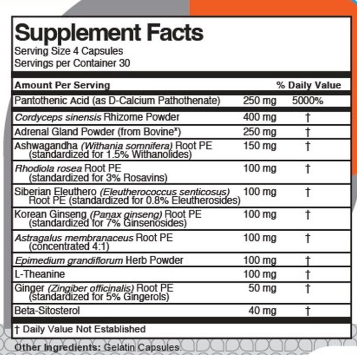 RLC Labs A-Drenal Support - 120 Capsules