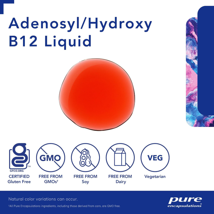 Pure Encapsulations Liquid Adenosyl/Hydroxy B12 - 1 oz.