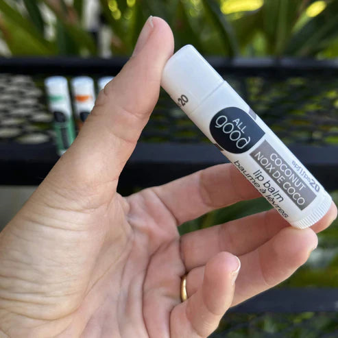 All Good Lip Balm Coconut SPF20 PATIENT ONLY - Health As It Ought to Be