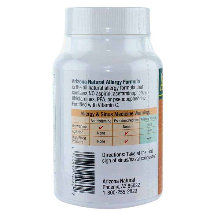 Arizona Natural Allergy Formula - 60 Capsules - Health As It Ought to Be