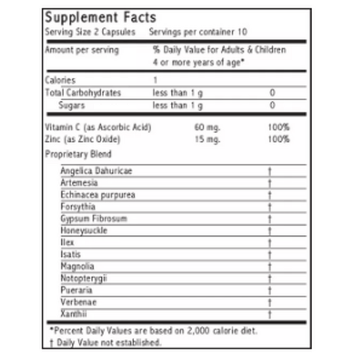 Arizona Natural Cold & Flu Formula - 60 Capsules - Health As It Ought to Be
