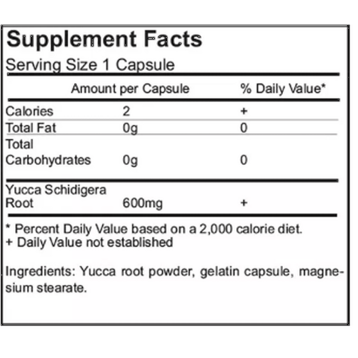 Arizona Natural Yucca Root (Yucca Shidigera) 500 mg - 90 Capsules - Health As It Ought to Be