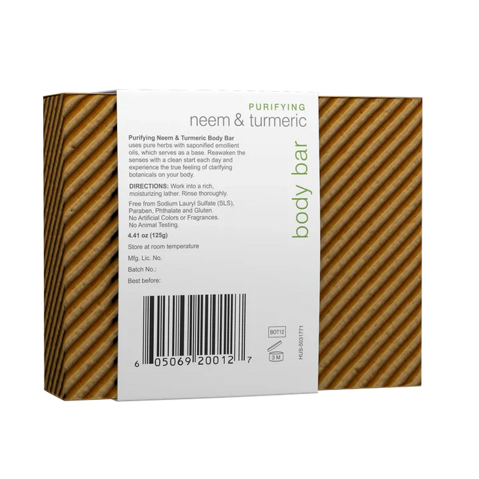 Himalaya Herbal Healthcare Neem and Turmeric Purifying Cleansing Bar - 4.41 oz - Health As It Ought to Be