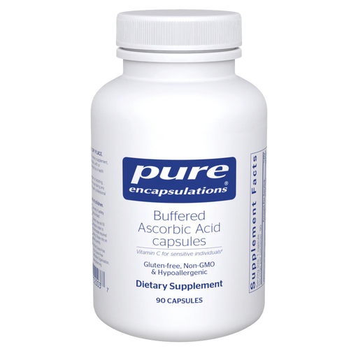 Pure Encapsulations Buffered Ascorbic Acid Capsules (Vitamin C) - 90 Capsules - Health As It Ought to Be