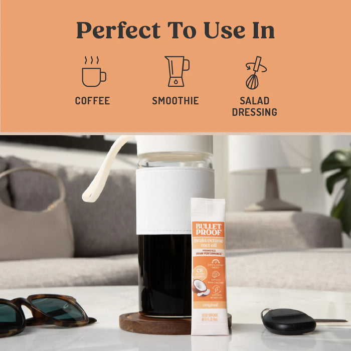 Bulletproof > Brain Octane MCT Oil Single 1 Pack - 0.5fl oz (15 per case) PATIENT ONLY