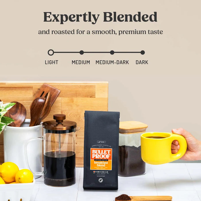 Bulletproof Breakfast Blend Ground Coffee - 12 oz. PATIENT ONLY - Health As It Ought to Be