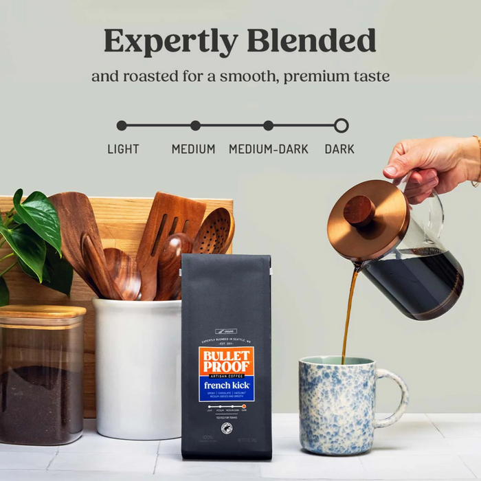 Bulletproof French Kick Ground Coffee - 12 oz.