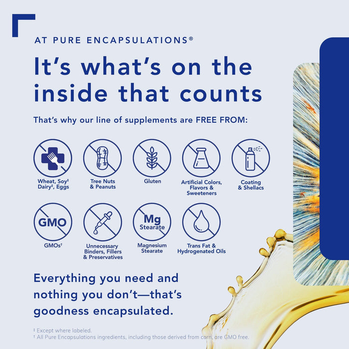 Pure Encapsulations Copper (glycinate) 2mg - 60 Capsules - Health As It Ought to Be