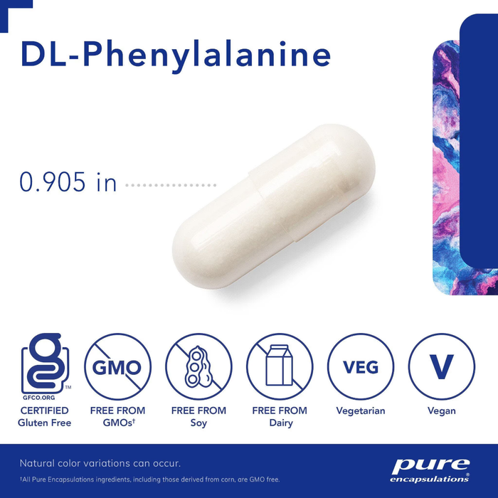 Pure Encapsulations DL-Phenylalanine - 90 Capsules
