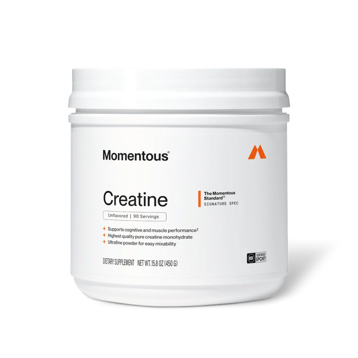 Momentous Creatine Unflavored, 90 Servings - 15.8 oz