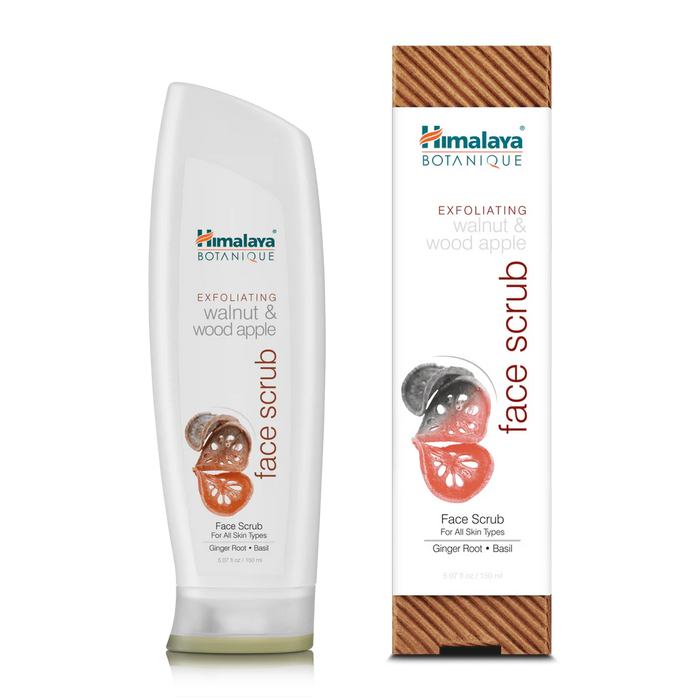 Himalaya Herbal Healthcare Exfoliating Walnut and Wood Apple Face Scrub - 5oz - Health As It Ought to Be