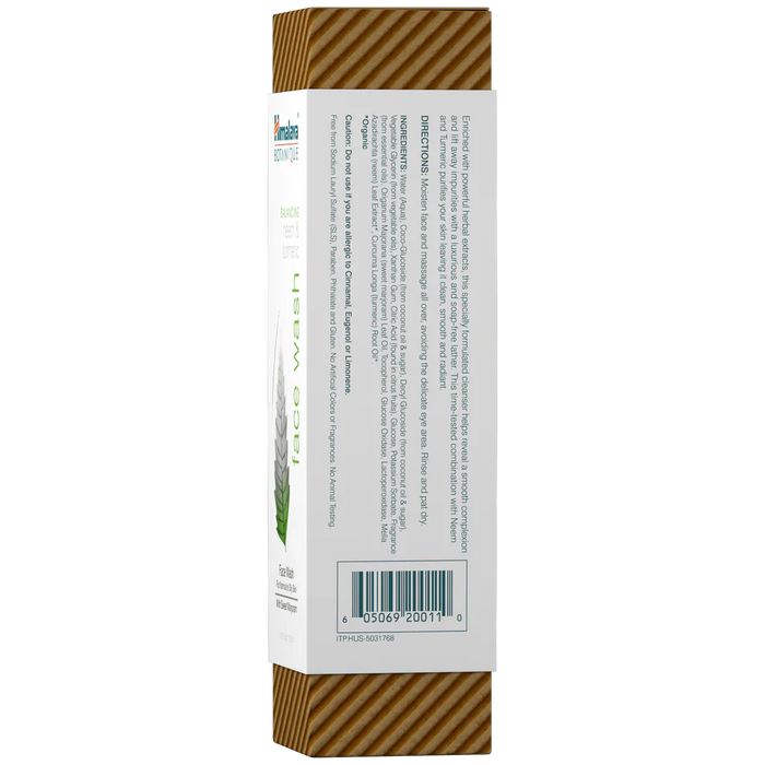 Himalaya Herbal Healthcare Balancing Neem & Turmeric Face Wash - 5 oz. - Health As It Ought to Be