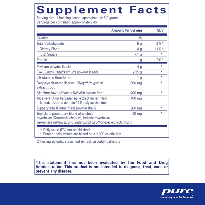 Pure Encapsulations GI Fortify Powder - 400 g - Health As It Ought to Be