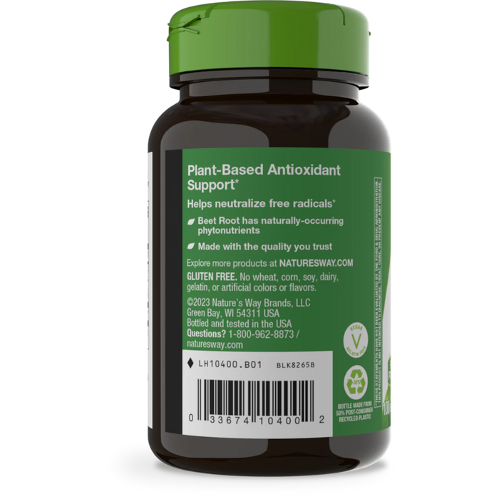 Nature's Way Beet Root - 100 vegan Capsules - Health As It Ought to Be