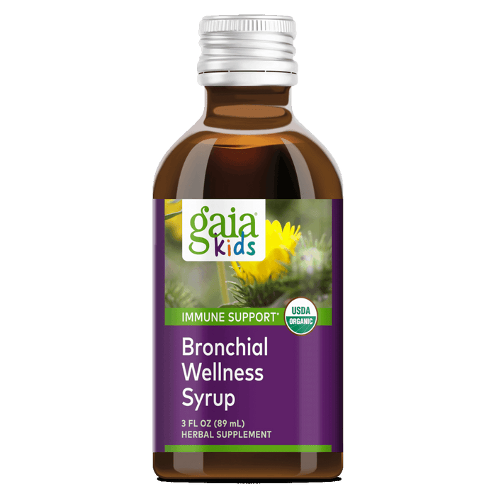 Gaia Herbs Bronchial Wellness for Kids - 3 fl oz. - Health As It Ought to Be