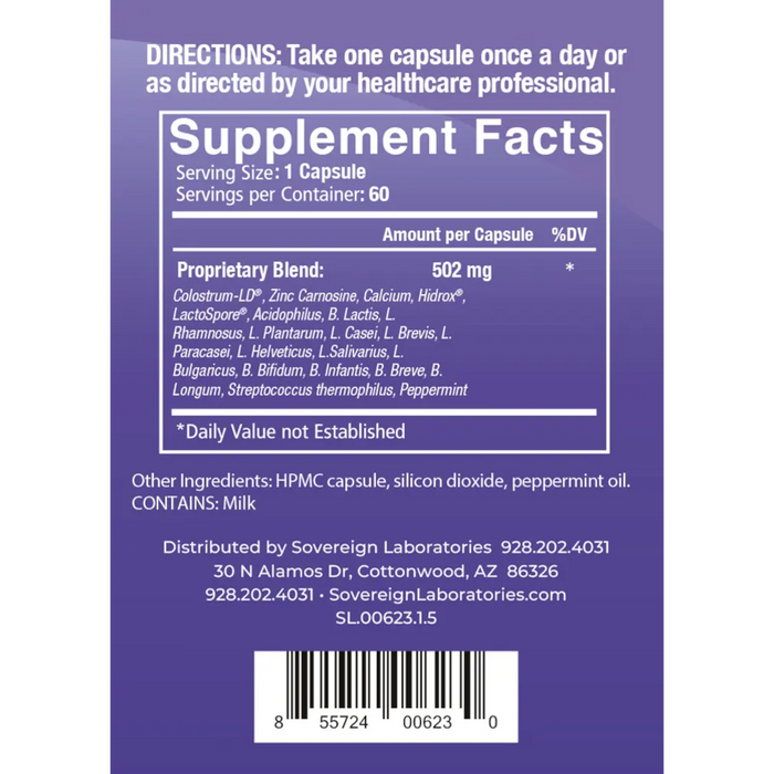Sovereign Laboratories GastroDefense® STOMACH ARMOR® - 60 Capsules - Health As It Ought to Be