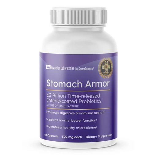 Sovereign Laboratories GastroDefense® STOMACH ARMOR® - 60 Capsules - Health As It Ought to Be