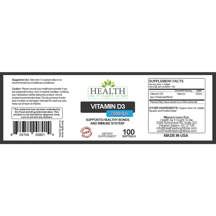 HAIOTB K2+D3 Bundle: Vitamin K2 MK7 and Vitamin D3 Bundle - Health As It Ought to Be