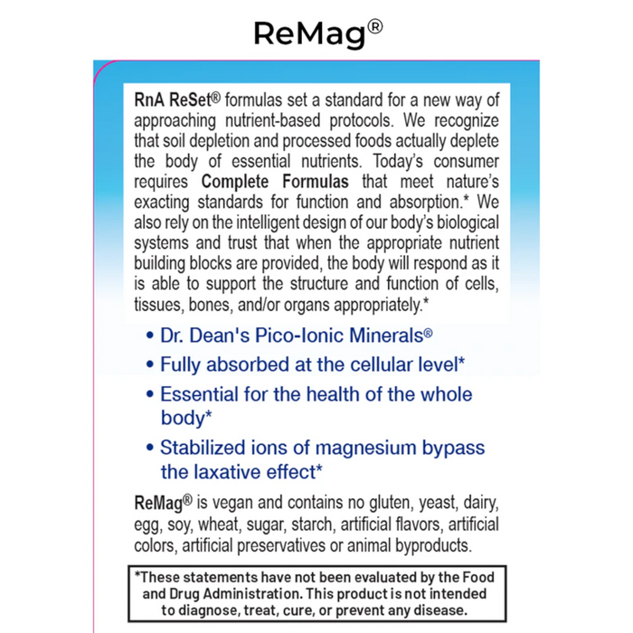 RNA Reset Pro ReMag Liquid Magnesium - 8 fl oz.