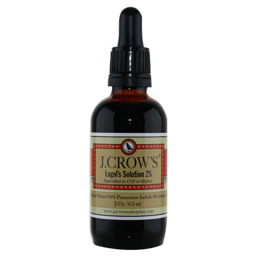 J. Crows Lugol's Solution 2% - 60 ml (iodine) - Health As It Ought to Be