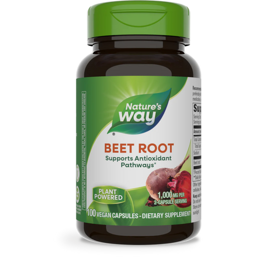Nature's Way Beet Root - 100 vegan Capsules - Health As It Ought to Be
