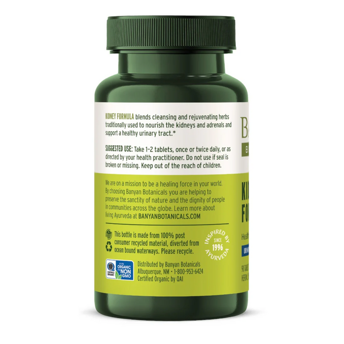 Banyan Botanicals Kidney Formula™  - 90 Tablets - Health As It Ought to Be