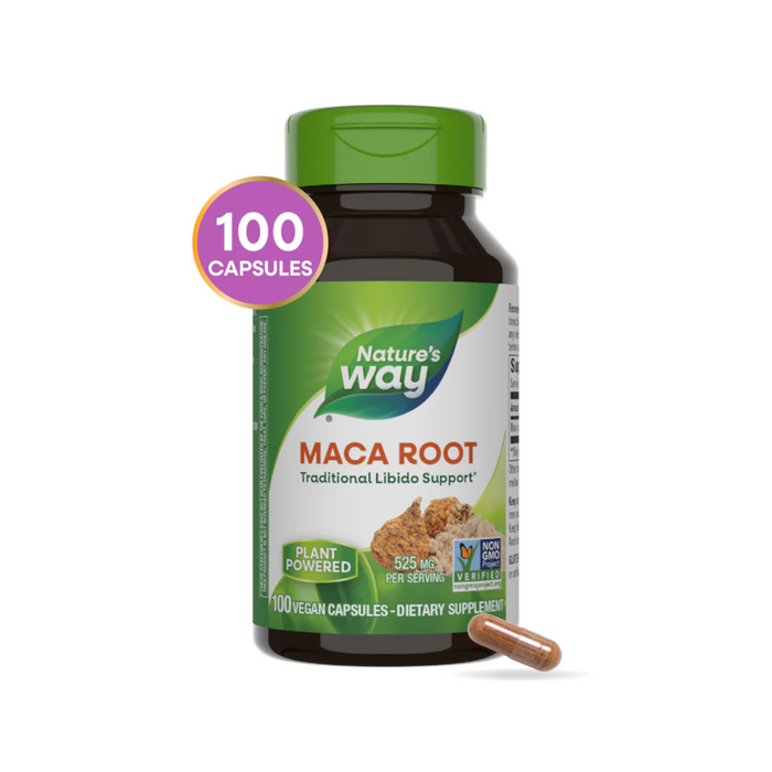 Nature's Way Maca Root 525 mg - 100 Capsules - Health As It Ought to Be