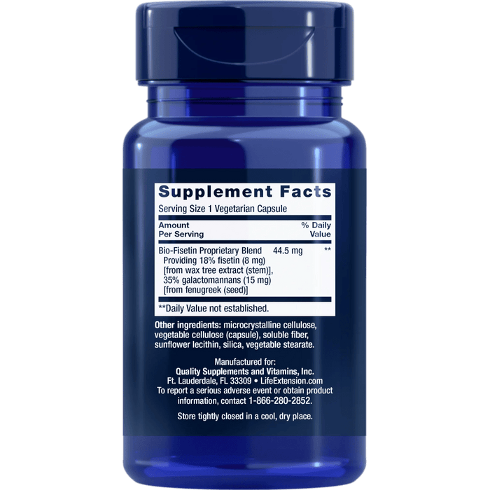 Life Extension Bio-Fisetin - 30 Vegetarian Capsules - Health As It Ought to Be